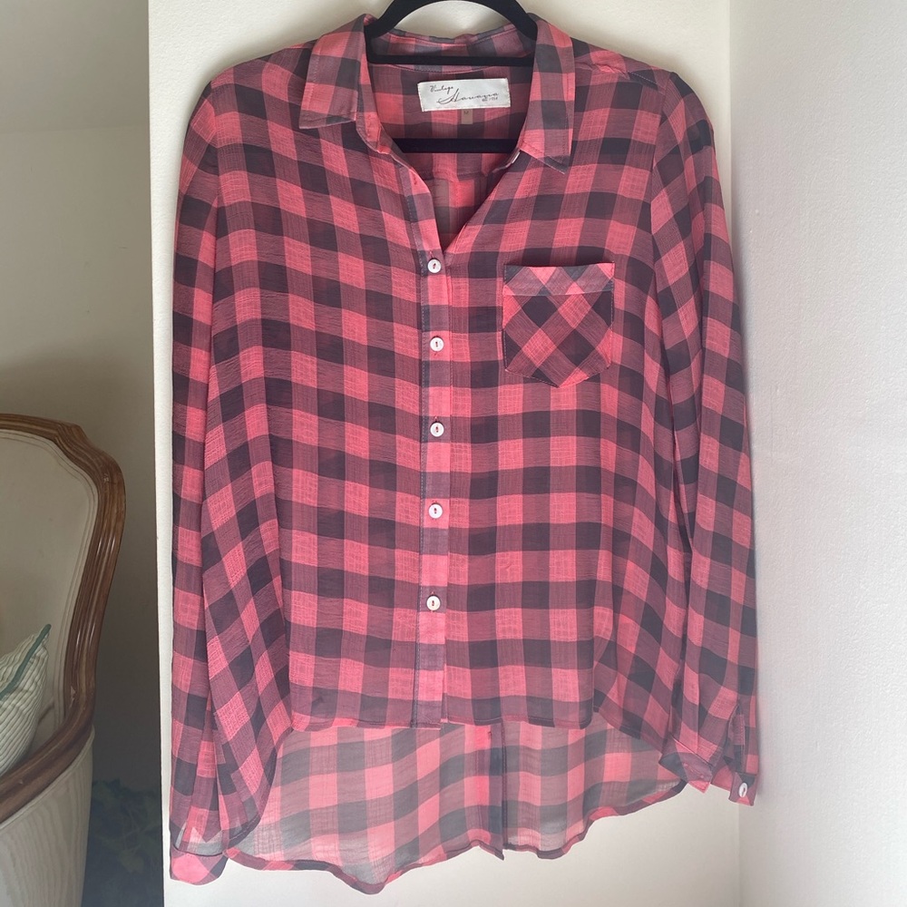 Vintage Havana Plaid Button Down